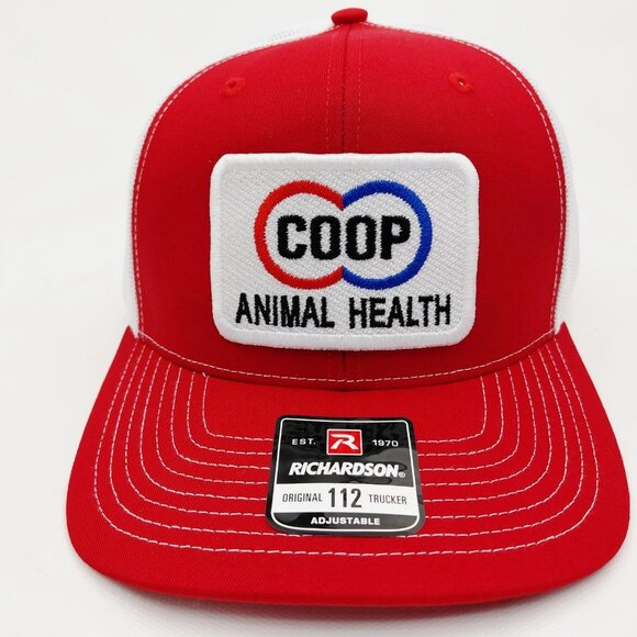 Retro RARE CO-OP Animal Health Farmer Ranch Embroidered Patch Richardson 112 80s main image 8